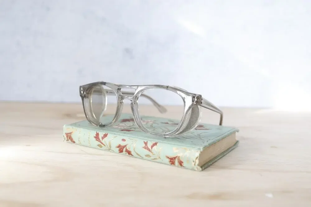 Vintage 1970s Titmus Eyeglass Safety Glasses Side Shields Retro Midcentury